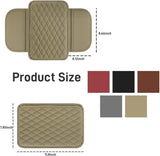 Thin leather car console cover — view 3