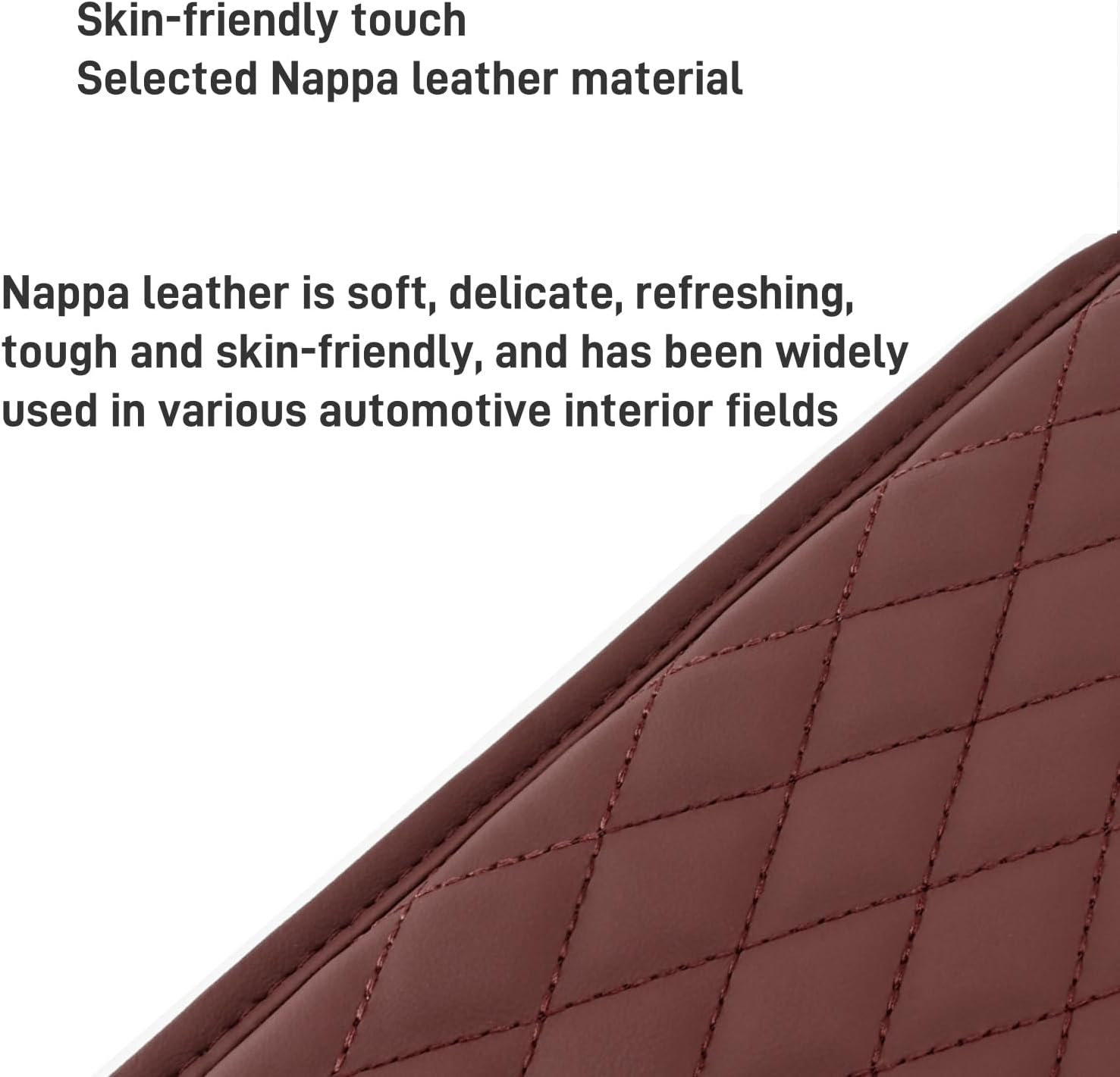 Thin leather car console cover — view 5