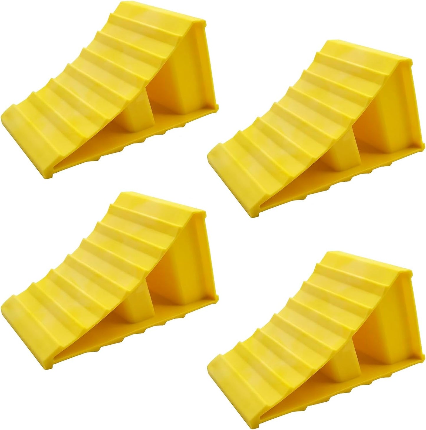 4 pack heavy duty wheel chocks — view 2