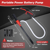 Portable battery fuel siphon pump — view 4