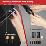 Portable battery fuel siphon pump — view 5
