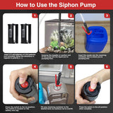 Portable battery fuel siphon pump — view 7
