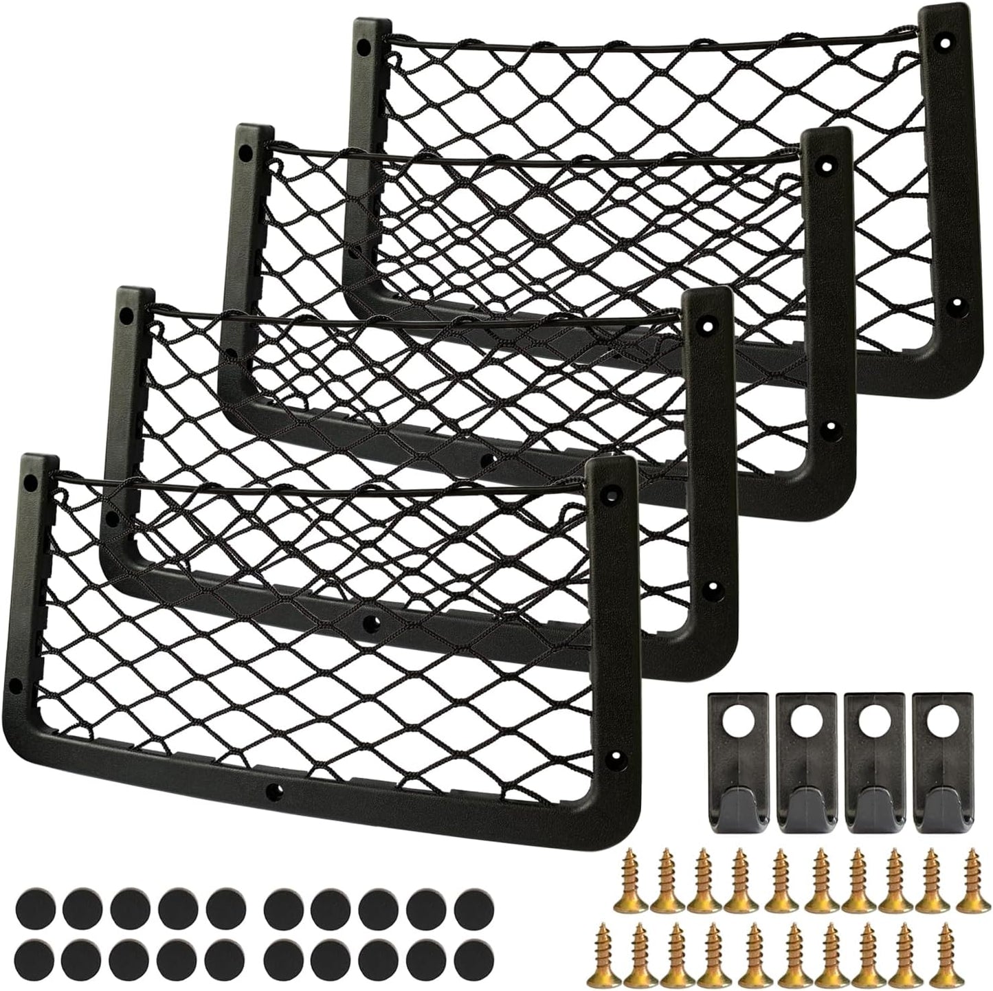 4 pcs campervan mesh storage net — view 2