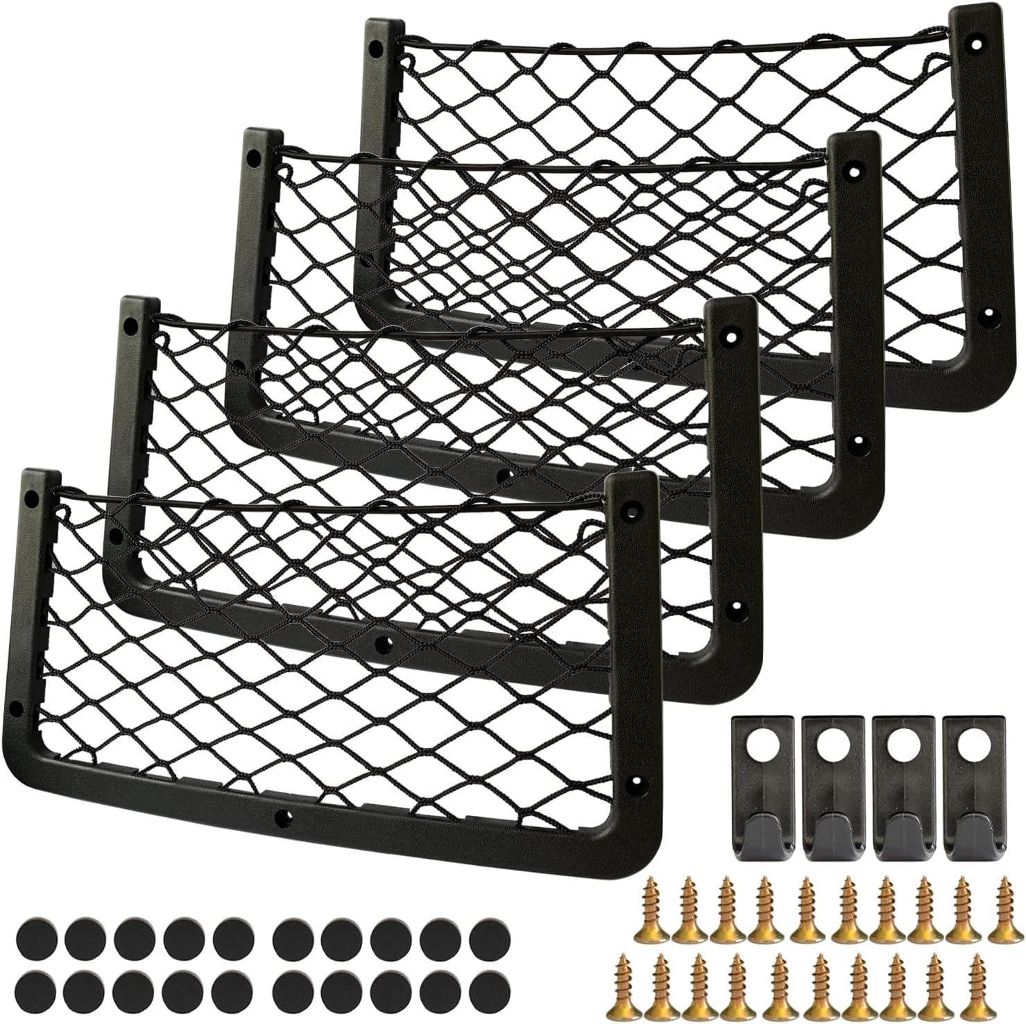 4 pcs campervan mesh storage net — view 2
