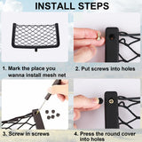 4 pcs campervan mesh storage net — view 7