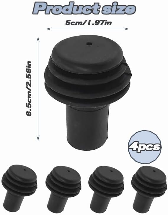 4 pcs RV gutter spout cover — view 3