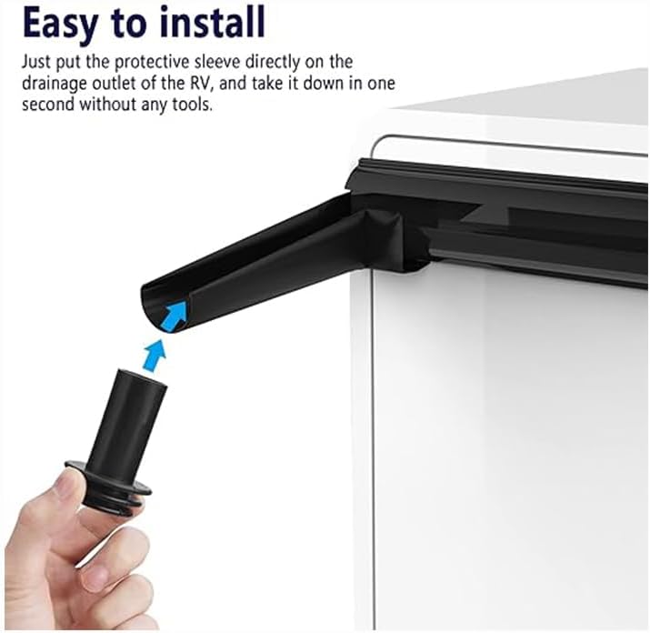 4 pcs RV gutter spout cover — view 6