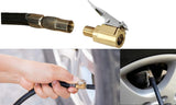 2 pack brass tyre air chuck clip — view 9
