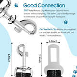 Adjustable dog car seat belt — view 6