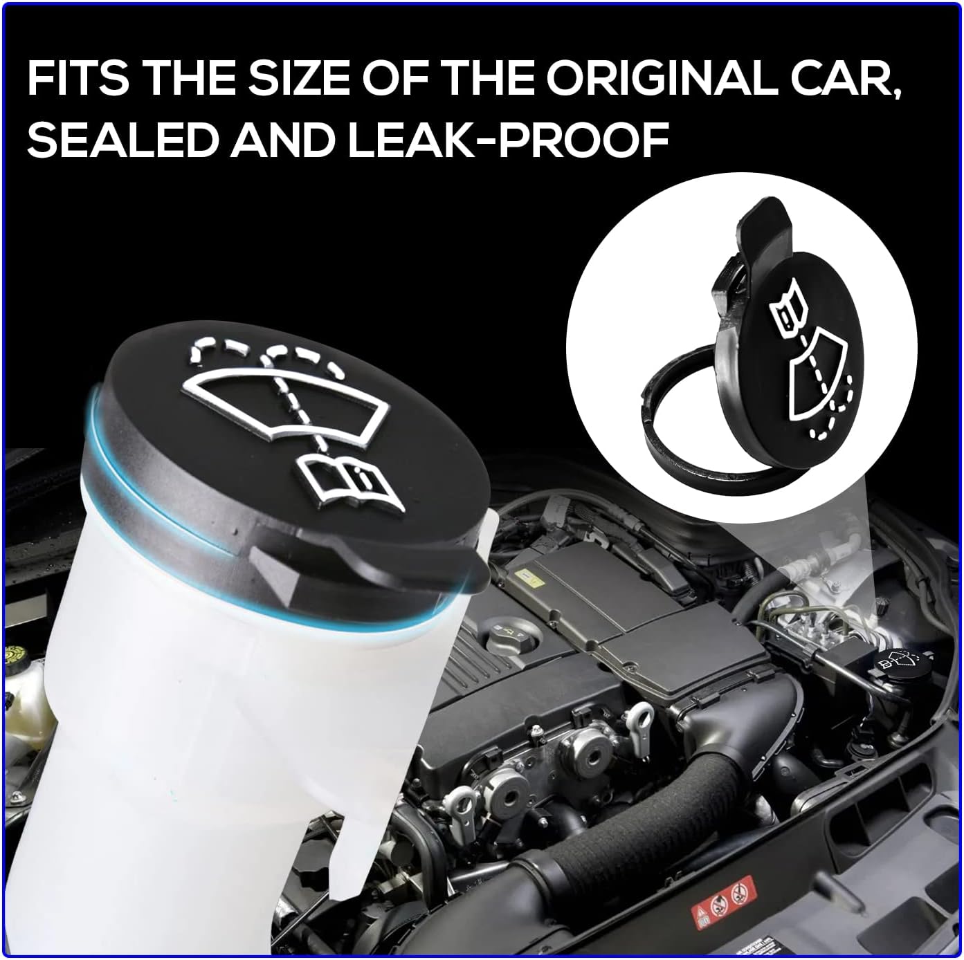 GM windshield washer fluid cap — view 6