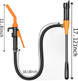 Portable battery fuel transfer pump — view 3