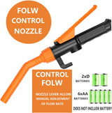 Portable battery fuel transfer pump — view 5