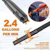 Portable battery fuel transfer pump — view 7