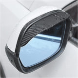 2 pcs car side mirror rain visor guards — view 2