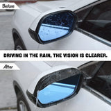 2 pcs car side mirror rain visor guards — view 6