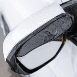 2 pcs car side mirror rain visor guards — view 7