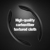 Carbon fibre car steering wheel cover — view 4
