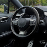 Carbon fibre car steering wheel cover — view 7