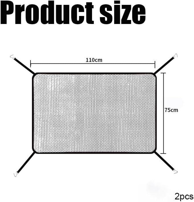 2 pcs car grille mesh net — view 3