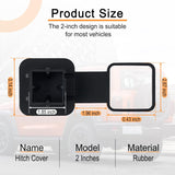 2 inch trailer hitch cover plug — view 3