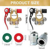 4-way car battery terminal connector — view 3