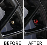 4 pcs aluminium tyre valve caps — view 4