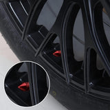 4 pcs aluminium tyre valve caps — view 6