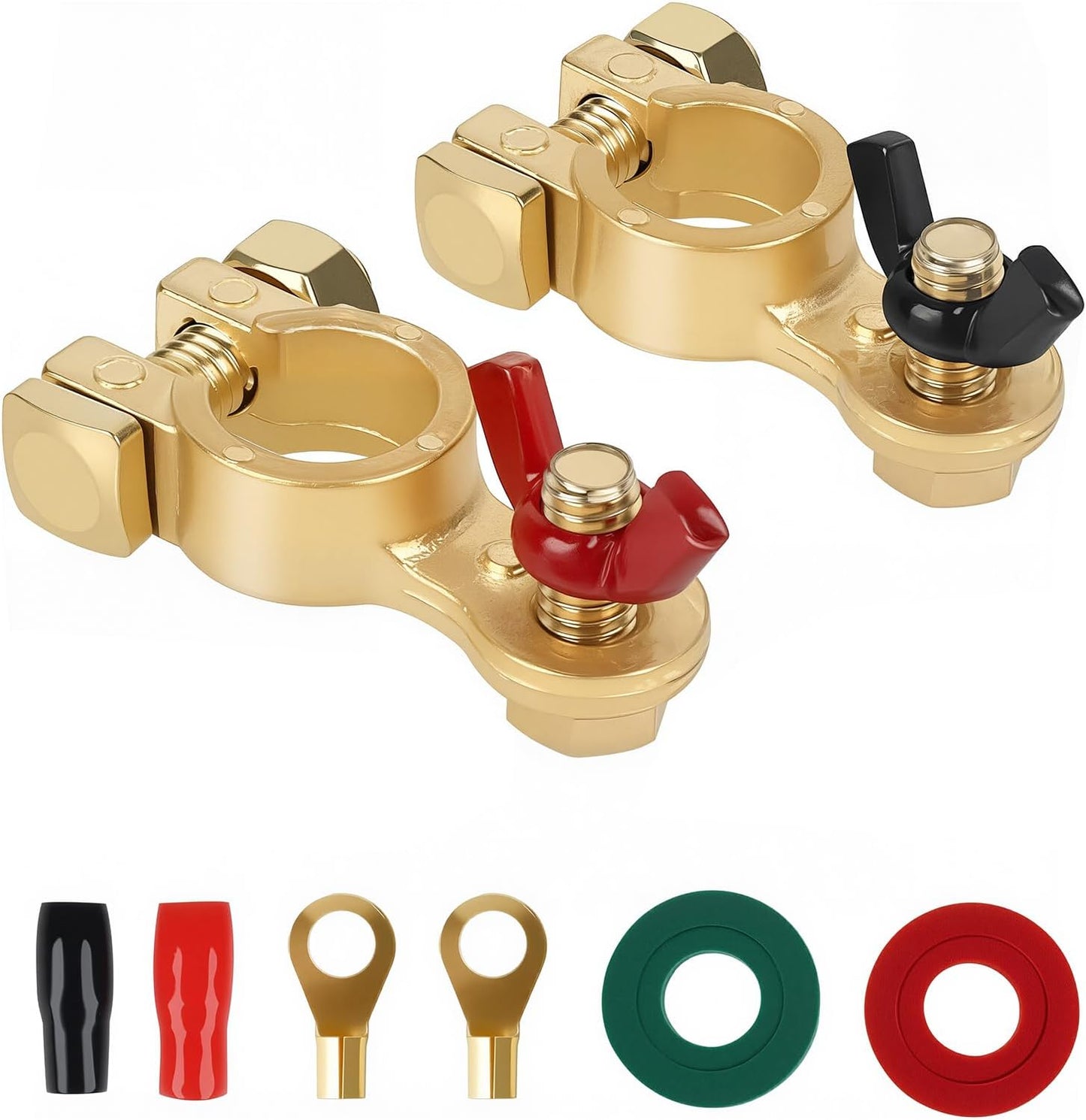Pure copper car battery terminal connector — view 2