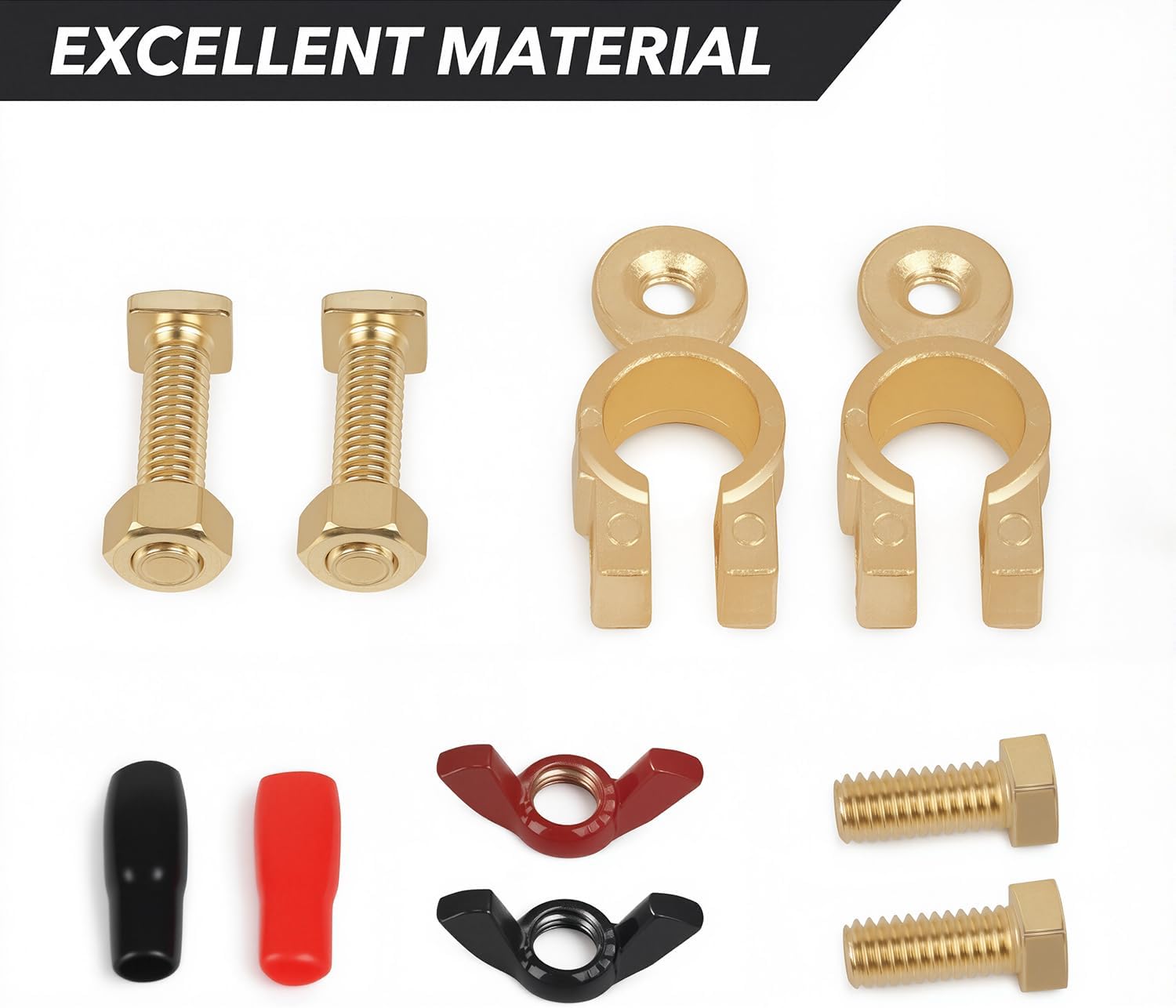 Pure copper car battery terminal connector — view 3