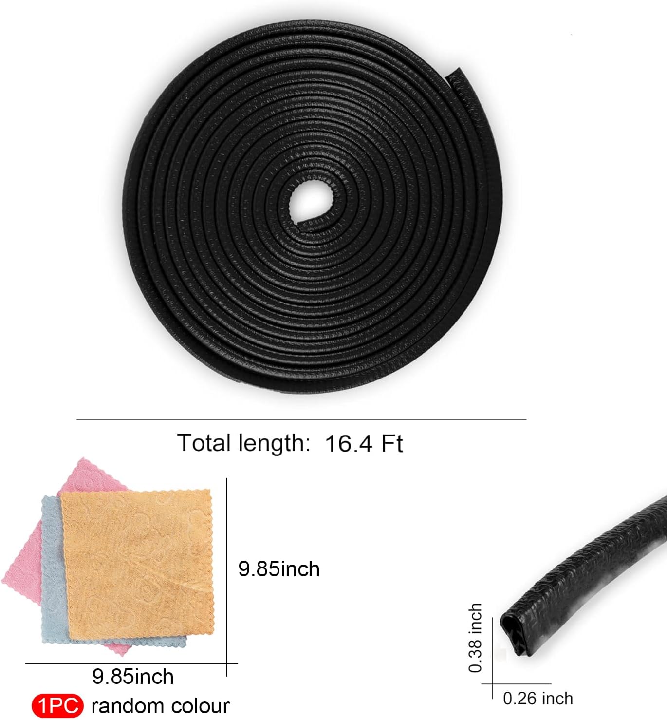 16.4ft car door edge guard — view 3