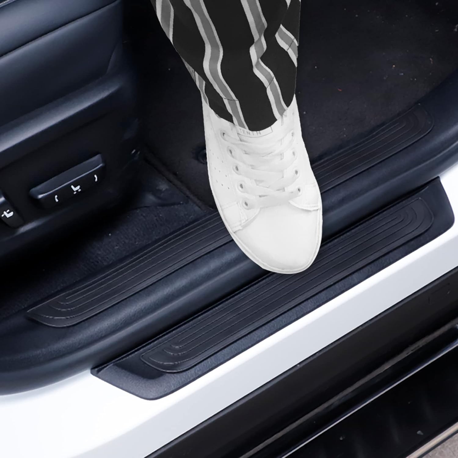 4 pcs car door threshold protector — view 7
