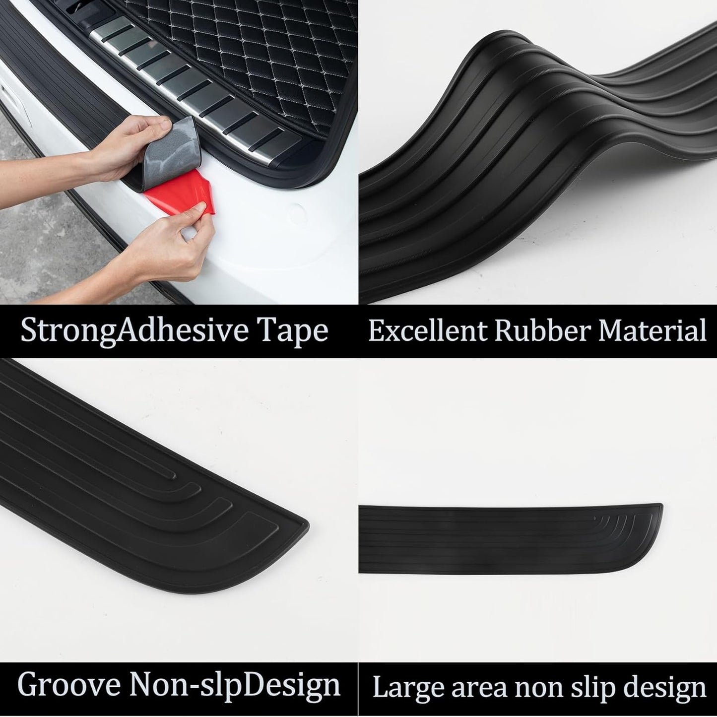 Car rear bumper protector 41 inch — view 4