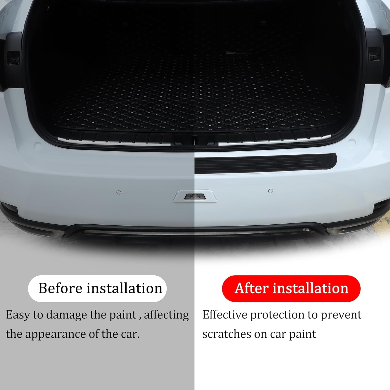 Car rear bumper protector 41 inch — view 6
