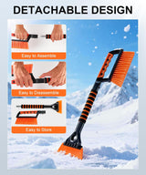Car ice scraper and snow brush — view 4