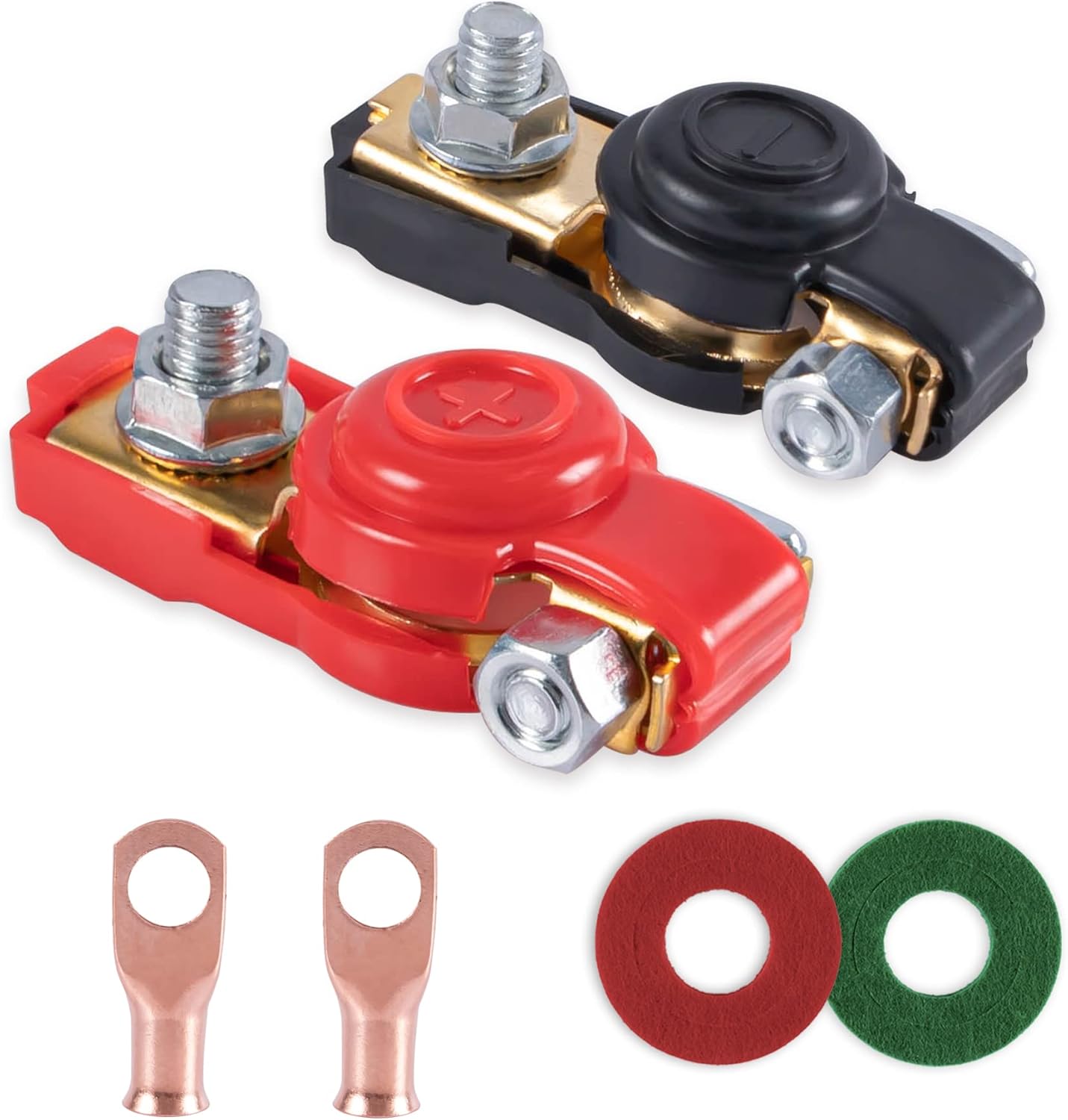 Pure copper battery terminal connector kit — view 2