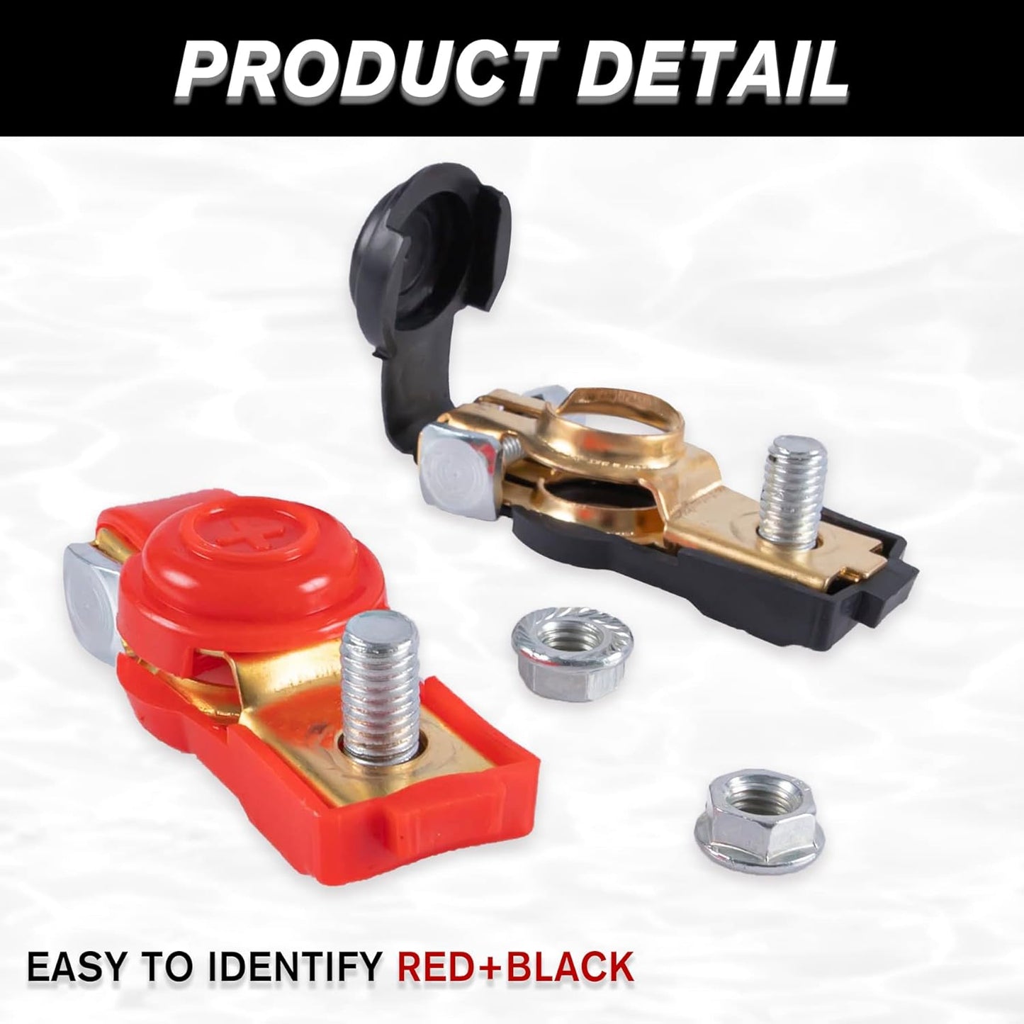 Pure copper battery terminal connector kit — view 4