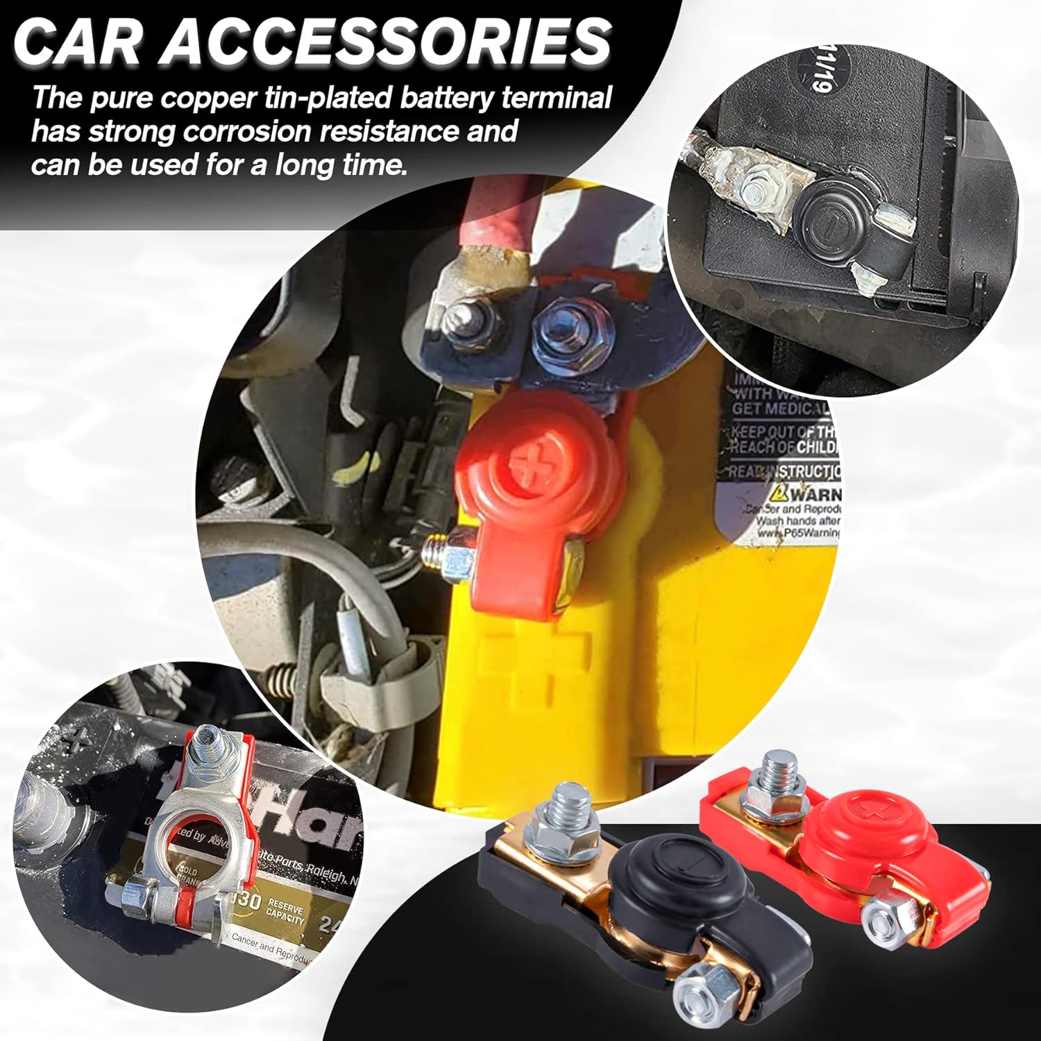 Pure copper battery terminal connector kit — view 5
