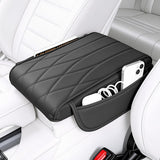 Universal leather car console cover pad — view 2