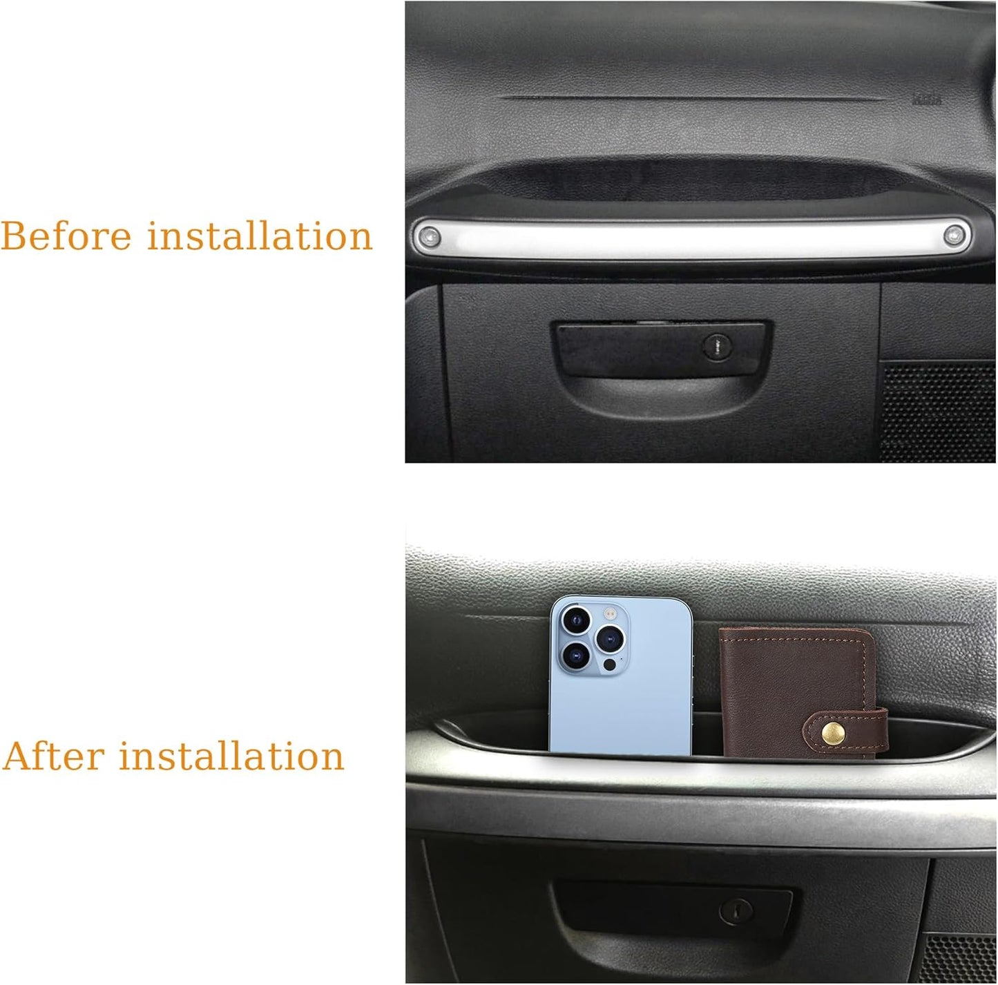 Jeep Wrangler JK passenger storage tray — view 6