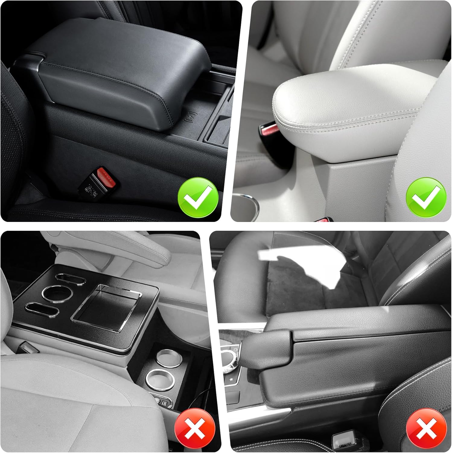 Car furry center console cover — view 6