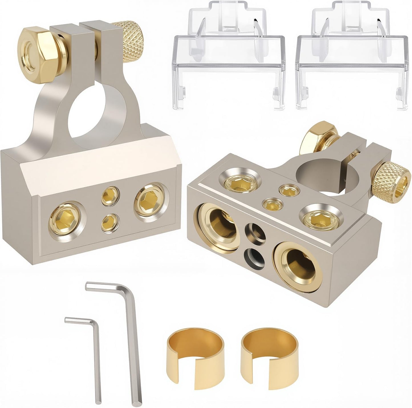Car battery terminal connector zinc alloy — view 2