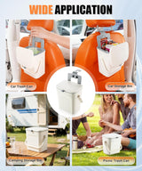 Car trash can with lid and phone holder — view 7