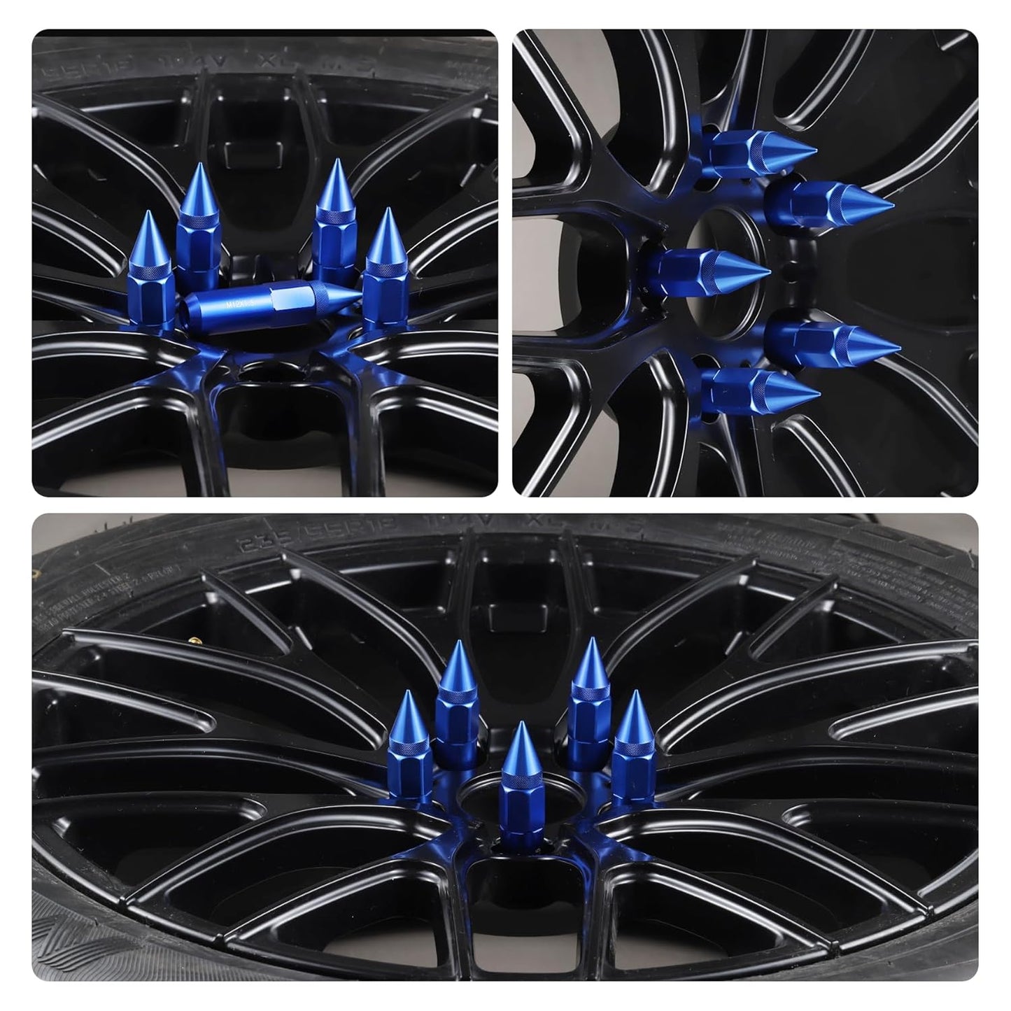 20 pcs M14x1.5 spiked wheel lug nuts — view 7