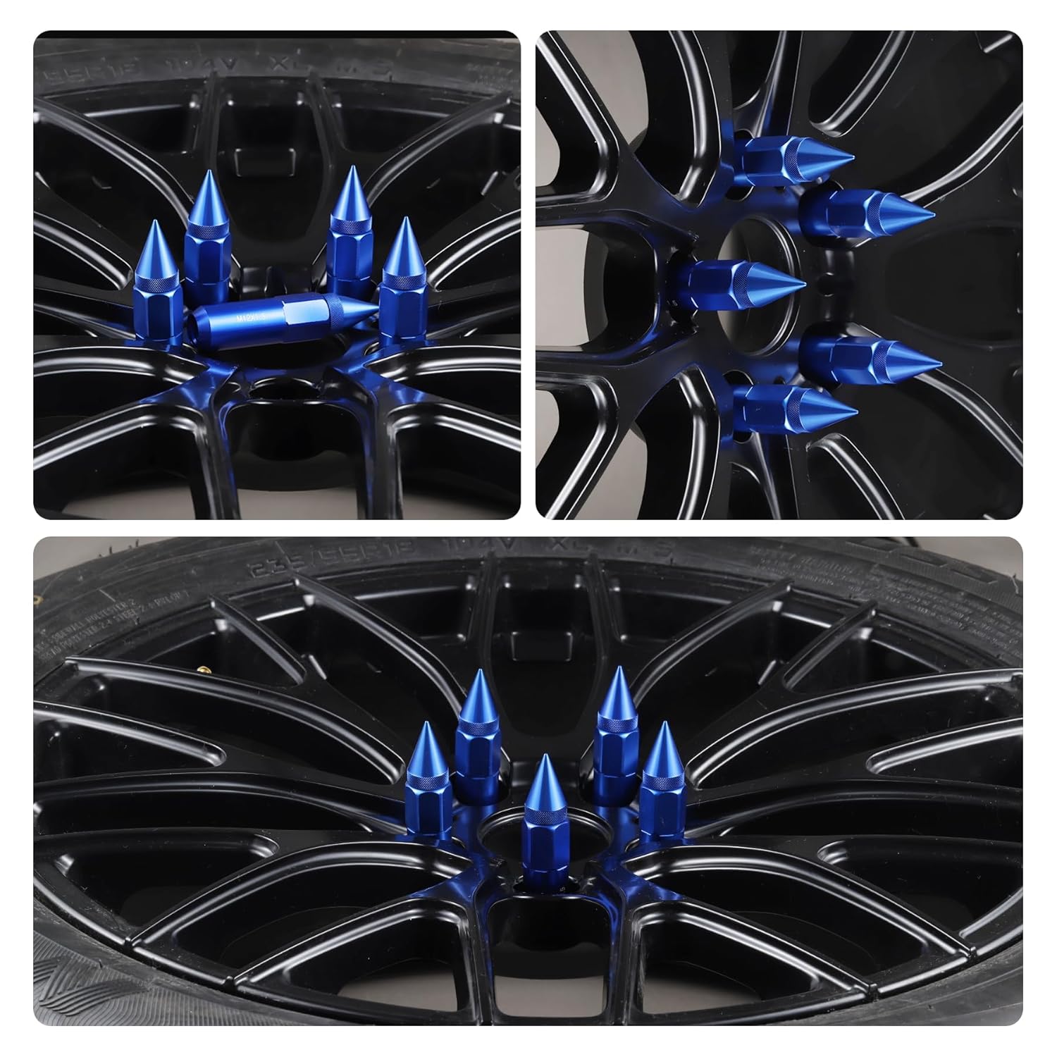 20 pcs M14x1.5 spiked wheel lug nuts — view 7