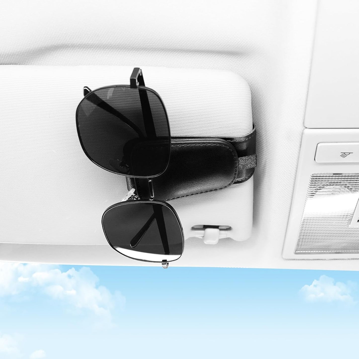 2 pack car visor sunglasses holder clip — view 4