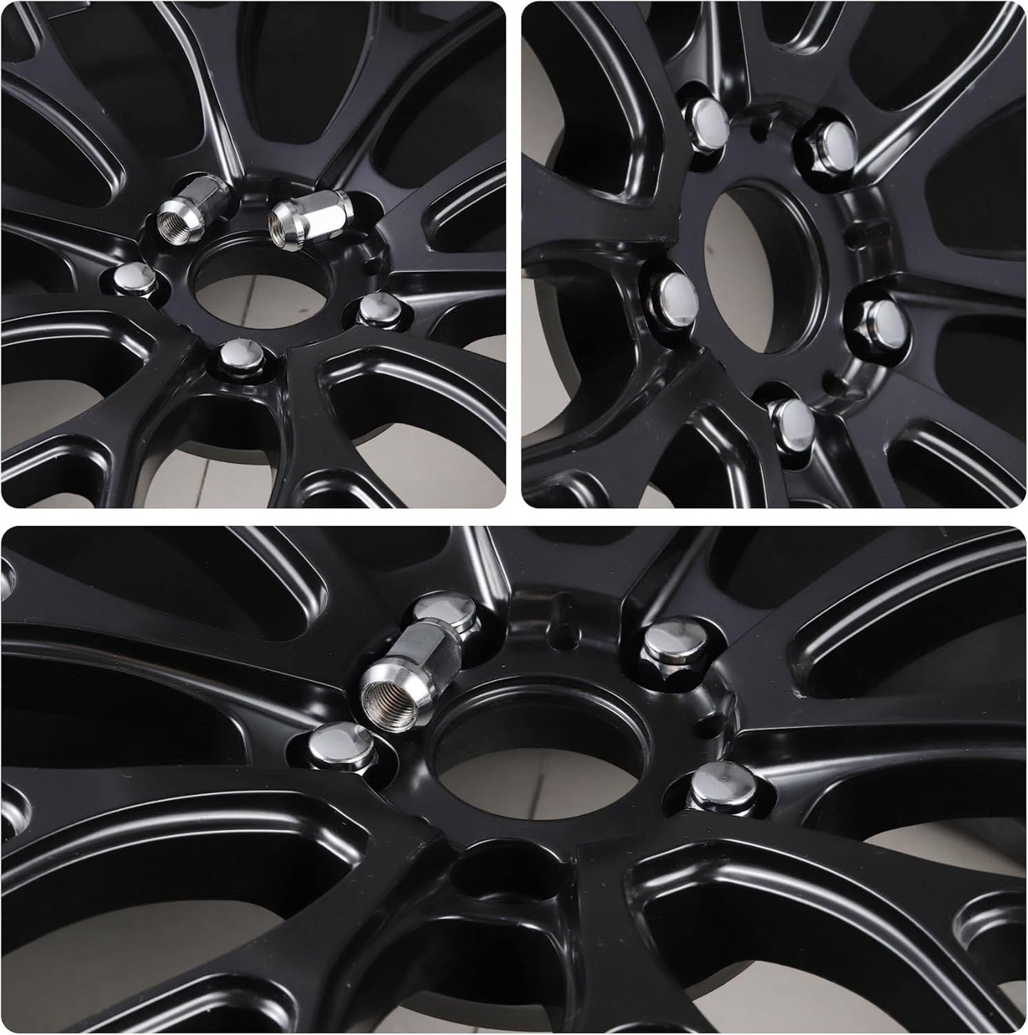 20 pcs M12x1.5 chrome wheel lug nuts — view 7
