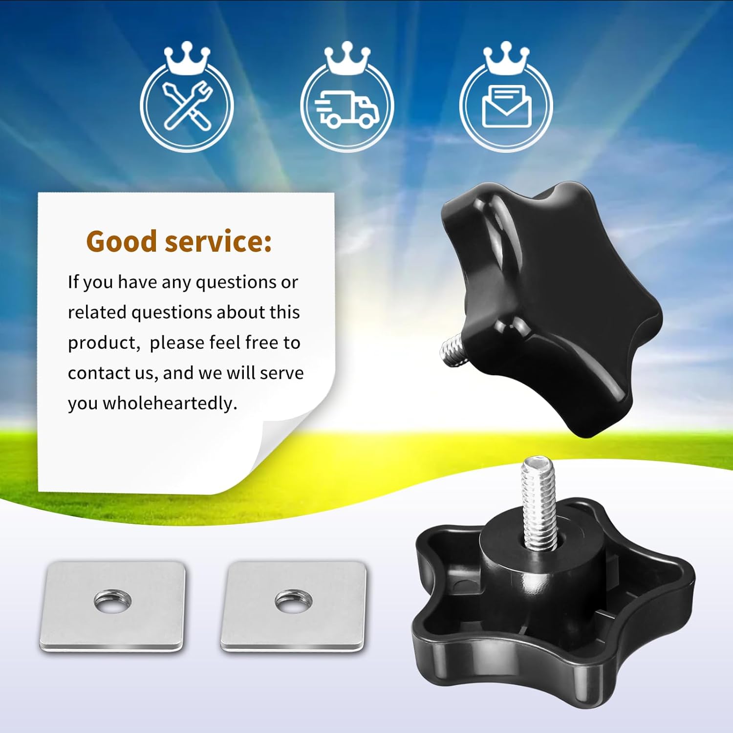 RV awning brace locking knob 901022 — view 7