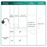 Yamaha golf cart stop switch — view 8