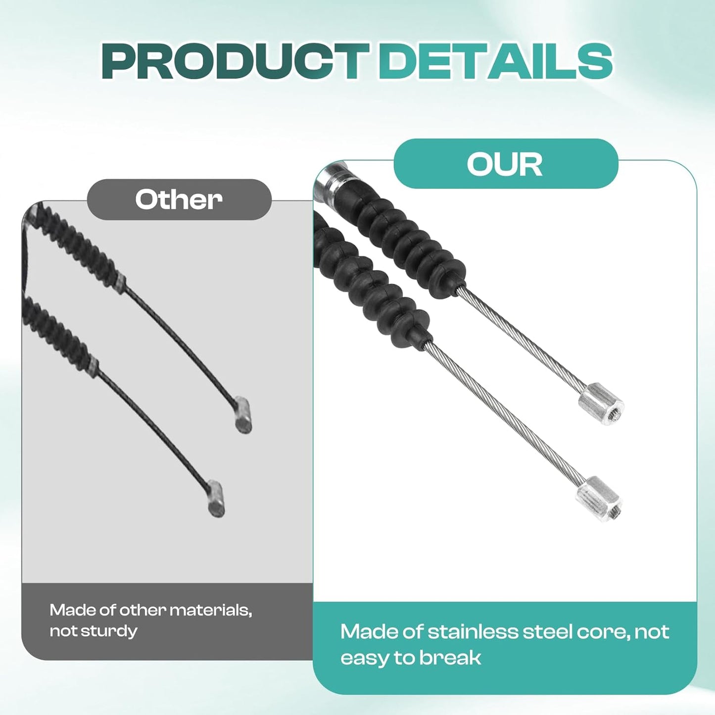 Club Car DS brake cable kit — view 4