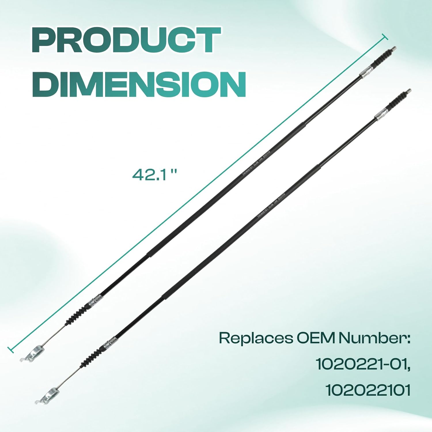 Club Car DS brake cable kit — view 5